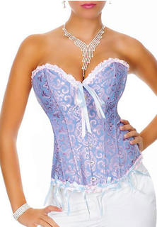 Sexy Lingerie Baby Blue Corset