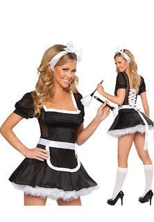 Sexy Lingerie's Midnight  Maid Costume