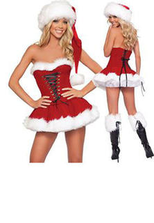 Sexy Lingerie's Santa Dress Costume
