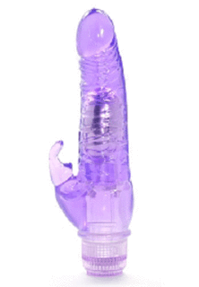 Sexy Lingerie Purple Rabbit Vibrator