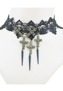 Gothic Lace Chocker Jewellery