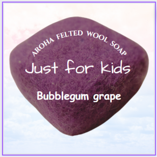 Kids  Felted Soap - Bubblegum