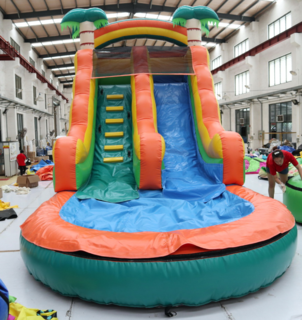 Tropical Water Slide - Hire Price $400 (currently not available) 