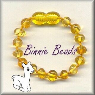 Baltic Amber Teething Bracelet - Honey