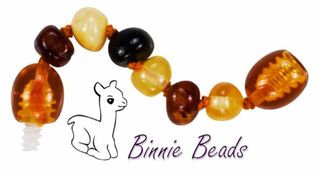 Baltic Amber Beads Extension 5 cm - Multi Coloured