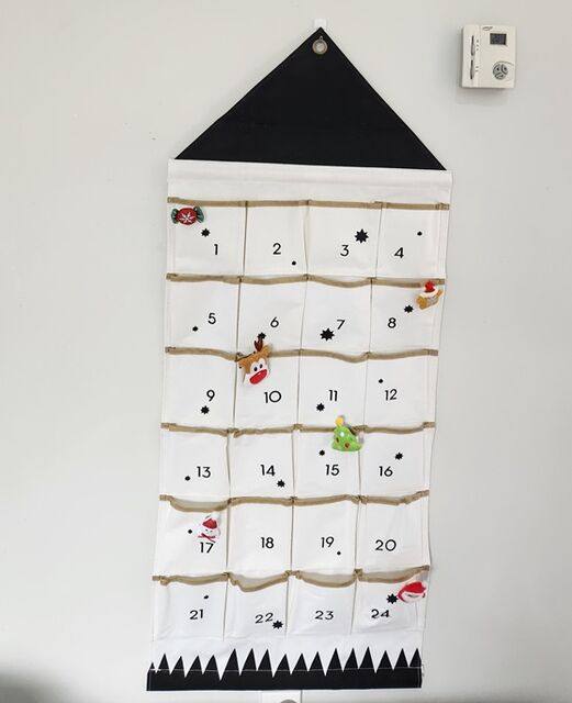 Reusable Christmas advent calendar