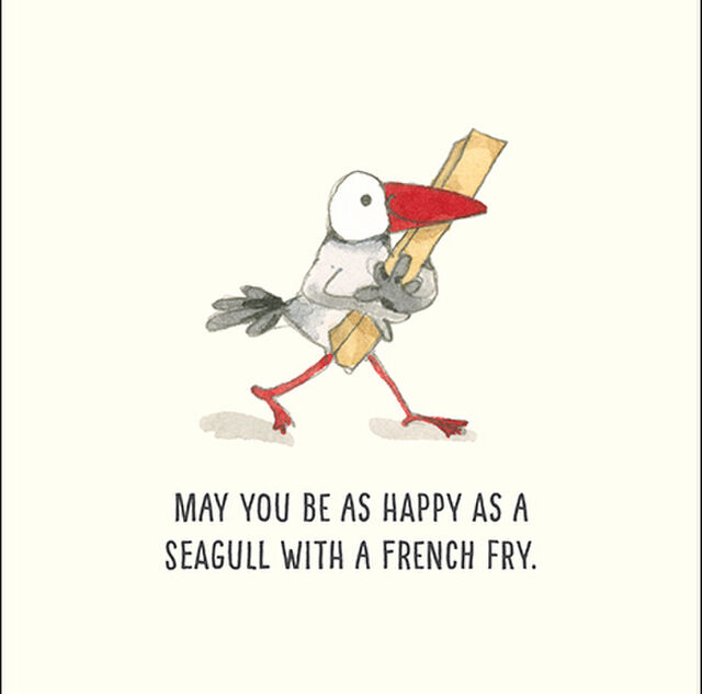 Happy as a Seagull Card
