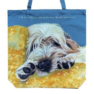 Little Dog Laughed Eyebrows Tote Bag