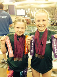 Here is some of our younger swimmers with their winnings at the Southland Champs recently!!!