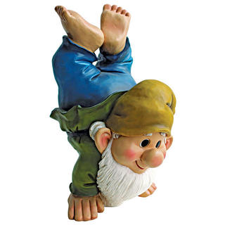 Handstand Henry, the Garden Gnome