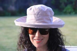 Beige Cotton travel Sun Hat