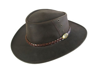 Cow Leather Magpie Jacaru Hat