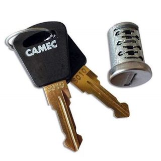 Camec barrel and 2 keys for 3 point entrance door lock