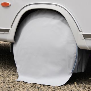 Hindermann wheel protection cover for motorhomes, tyre size 17