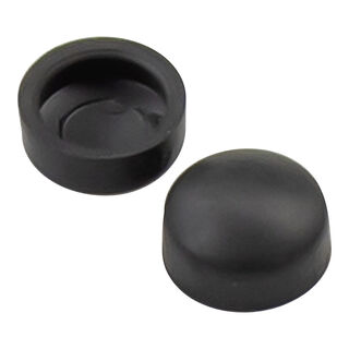 Replacement Screw Cover for Dometic, Smev, Cramer Hobs and Sinks, Black, Set of 2