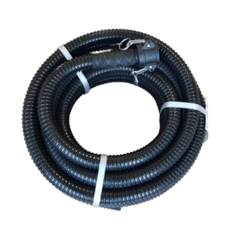 10m Evacuation Dump Hose with 25mm Camlock Fitted