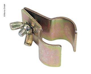 Awning pole clamp metal, for awning poles with a diameter of 25- 28 mm