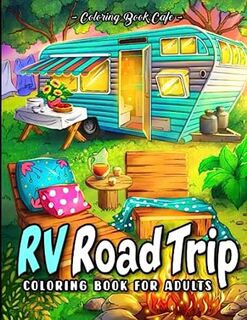RV Road Trip colouring in book