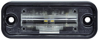 JOKON LED number plate light K580b, clear, flush mounted