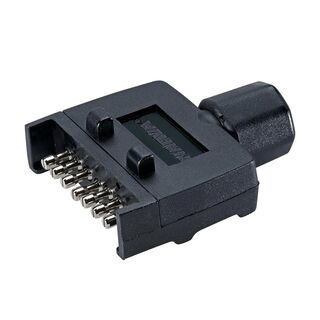 Narva Trailer Plug 7 Pin Flat - Plastic - 82141BL