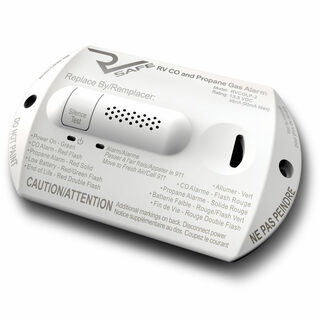 RV Safe LPG & Carbon Monoxide Gas Detector - White