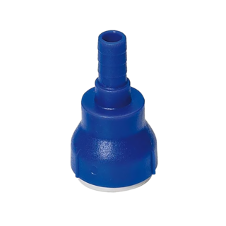 Reich UniQuick Straight Nozzle Connection Adapter 12mm to 8mm Barb