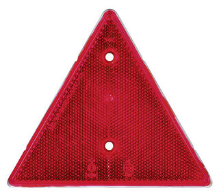 Triangular reflectors, set of 2 , red