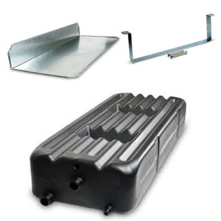 AL-KO 100L Grey Water Tank with Protector Plate and Brackets
