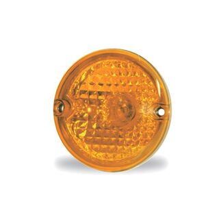 JOKON Round Indicator tail Light, amber, 12V, for caravans