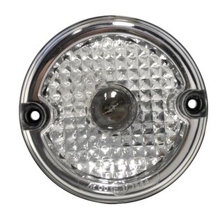 JOKON Round reversing tail Light, clear, 12V, for caravans