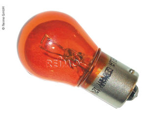 Replacement bulb, yellow, 12 V, 21 W, BA15S