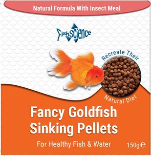 Fancy Goldfish Sinking Pellets with insect meal - 150gm
