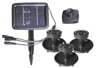Garden or submersible LED lights powered by Solar 