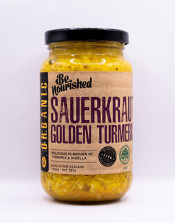 Be nourished Sauerkraut - Golden Turmeric 380g