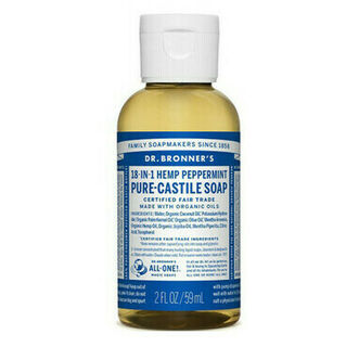 Dr Bronners Peppermint Castile Liquid Soap 59ml