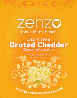 Zenzo Cheese - Cheddar Grated 250g