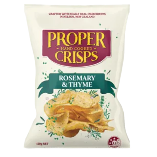 Proper Crisps - Rosemary & Thyme 150g