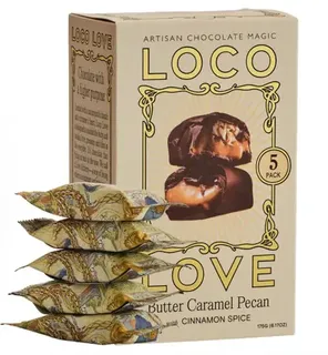 Loco Love Chocolate Butter Caramel Pecan 5 Pack