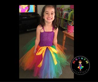 Mayhem Creations Rainbow Princess tutu
