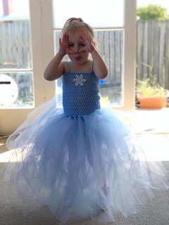 Mayhem Frozen Winter Wonderland princess tutu dress