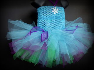 Mayhem Creations Aqua Fairy Tutu Dress