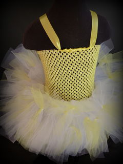 Mayhem Creations custom order yellow tutu dress