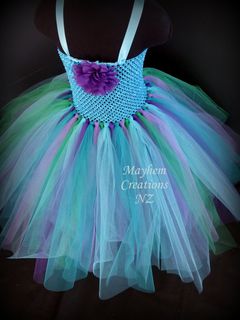 Mayhem Creations Blue tutu dress custom order