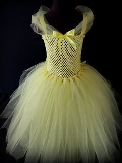 Mayhem Creations Yellow Princess Tutu Dress