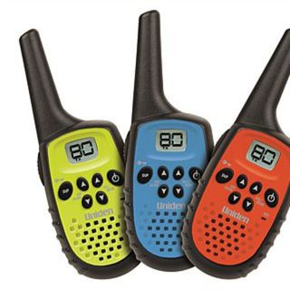 Uniden Mini Compact UHF Handheld Radios Triple Colour Pack