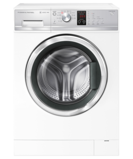 Fisher & Paykel Front Loader Washing Machine, 9kg with Steam Refresh, White