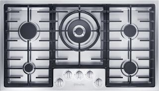 Miele 88cm Stainless Steel Gas Cooktop