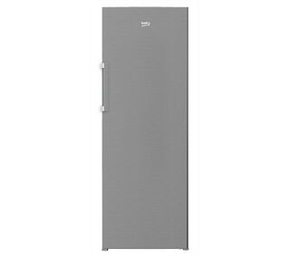 Beko 351L Vertical Refrigerator, Pearl Steel