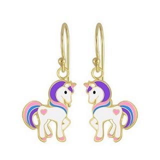 Unicorn Earrings 14K