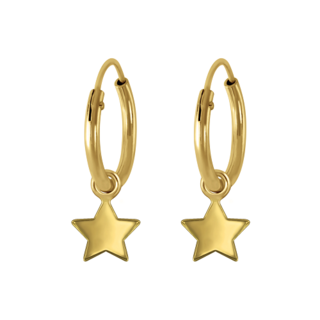 Star - Hoops 14K